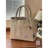 Canvas Bag Versatile Simple Large Capacity Shoulder Bag Women Senior Sense Commuter Tote Bag Student Class Backpack Women
