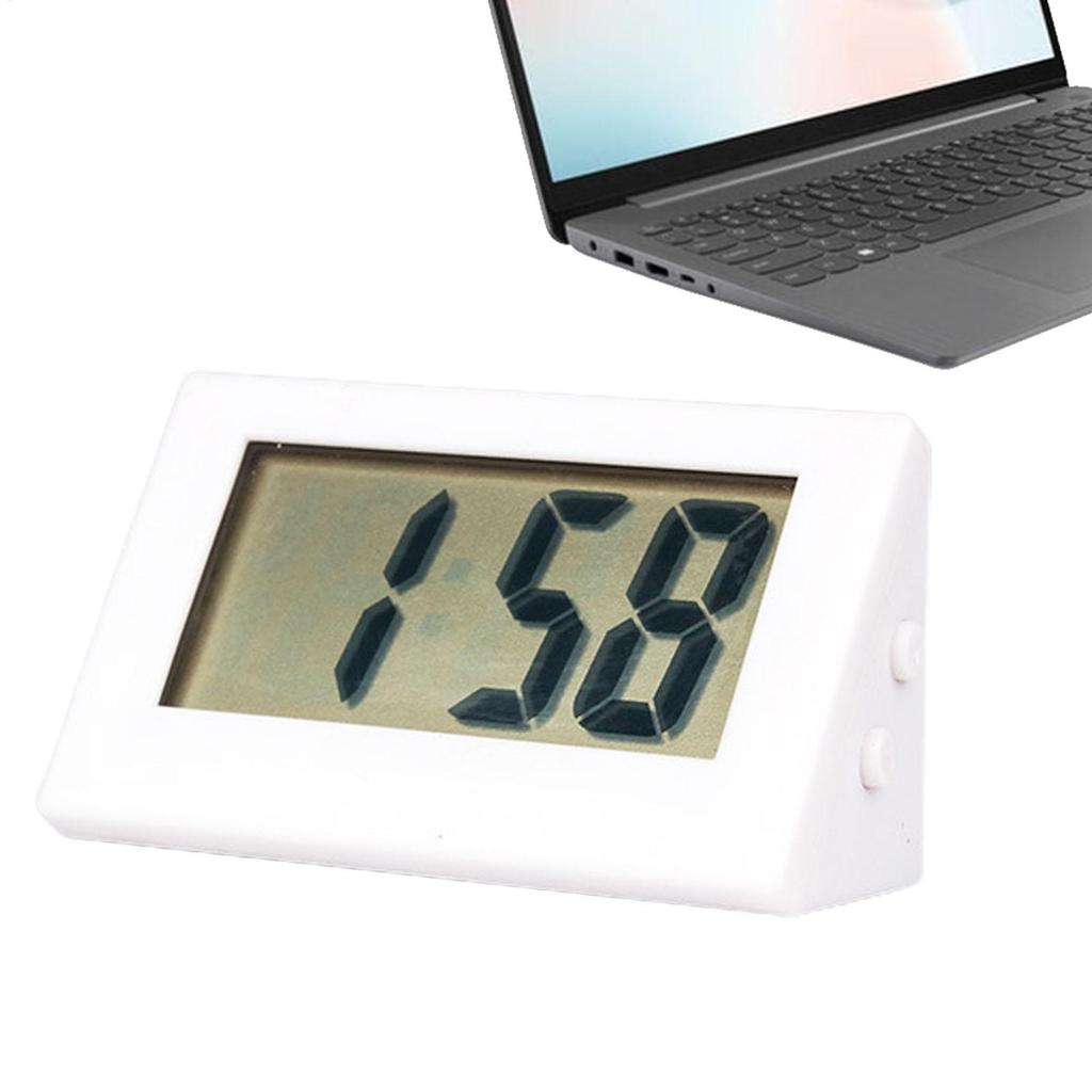 Battery Digital Clock Small Electric Alarm Desk Clock LED Display Small Electric Clocks for Kitchen Classroom Bedroom Battery