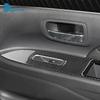 Real Soft Carbon Fiber Sticker For Mitsubishi Outlander 2013-2020 2025 LHD RHD Car Window Lift Button Panel Interior Accessories