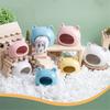 Small Animal Hideout Ceramic Chinchilla Mini Hut Cave Cage Accessories for Dwarf Hamsters Gerbils and Hedgehog Hamster House