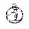 Weightlifter Charms Athletes Pendants For Fitness Gym Themed Jewelry Making