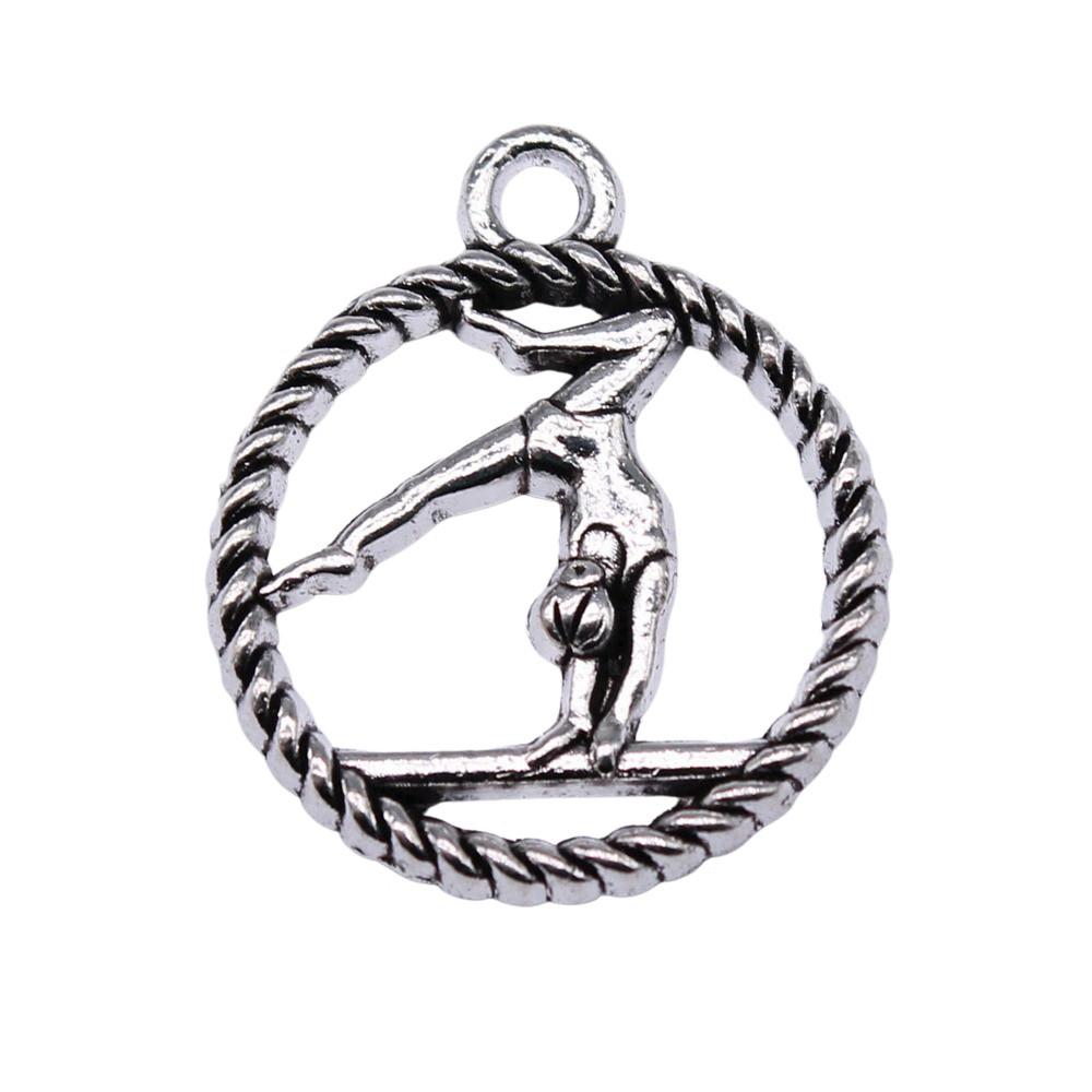 Weightlifter Charms Athletes Pendants For Fitness Gym Themed Jewelry Making