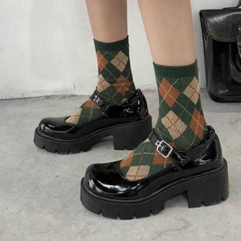 

Autumn Models Mary Jane Shoes Small Leather Shoes Women Women S Japanese High Heels Retro Platform Shoes Women Oxford Shoes