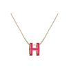 POP H Palladium Plated Necklaces Women's H147991F-S7