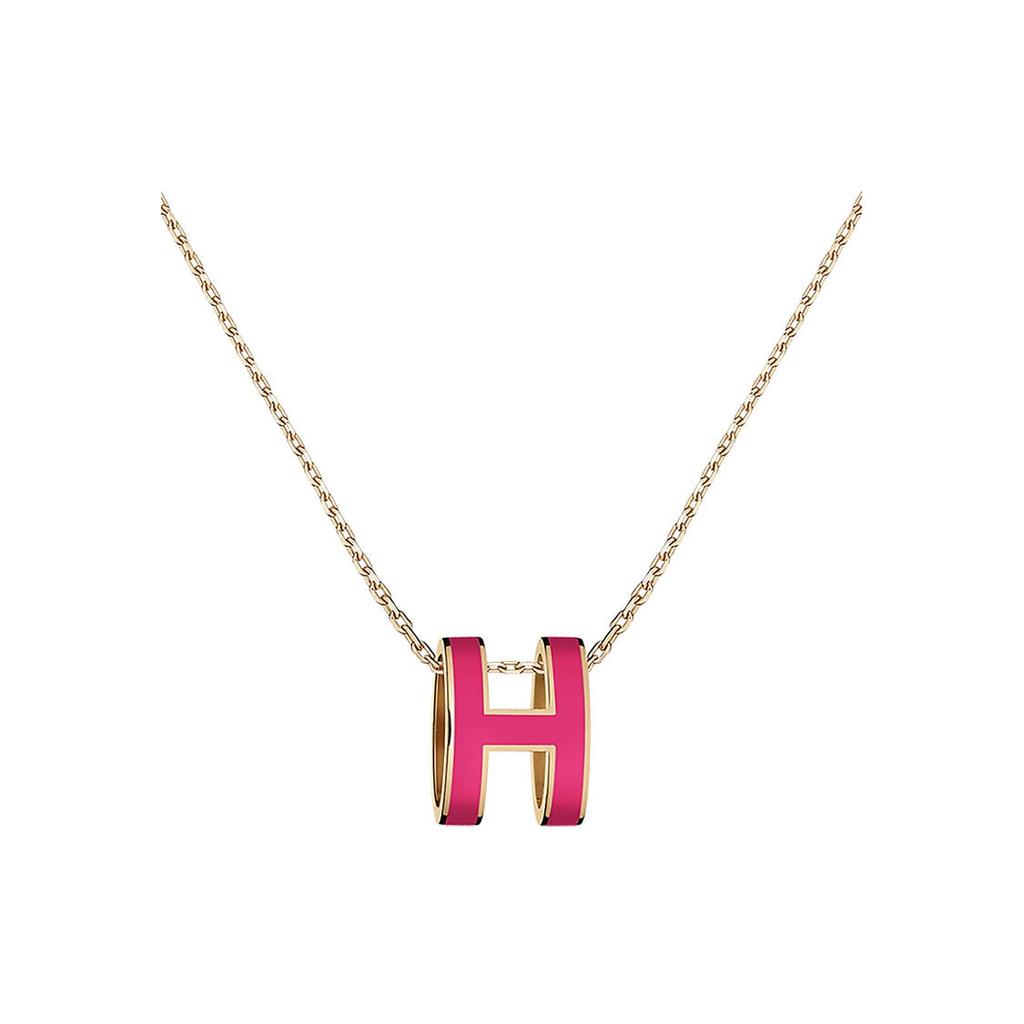 Hermes POP H Palladium Plated Necklaces Women's H147991F-S7