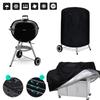 Heavy duty charcoal grill outdoor rain cover, 210D Oxford cloth barbecue grill cover dustproof and waterproof