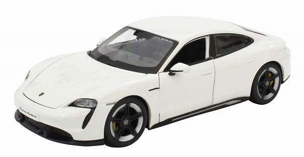 

BURAGO Porsche Taycan Turbo S White Finished Product 1/24