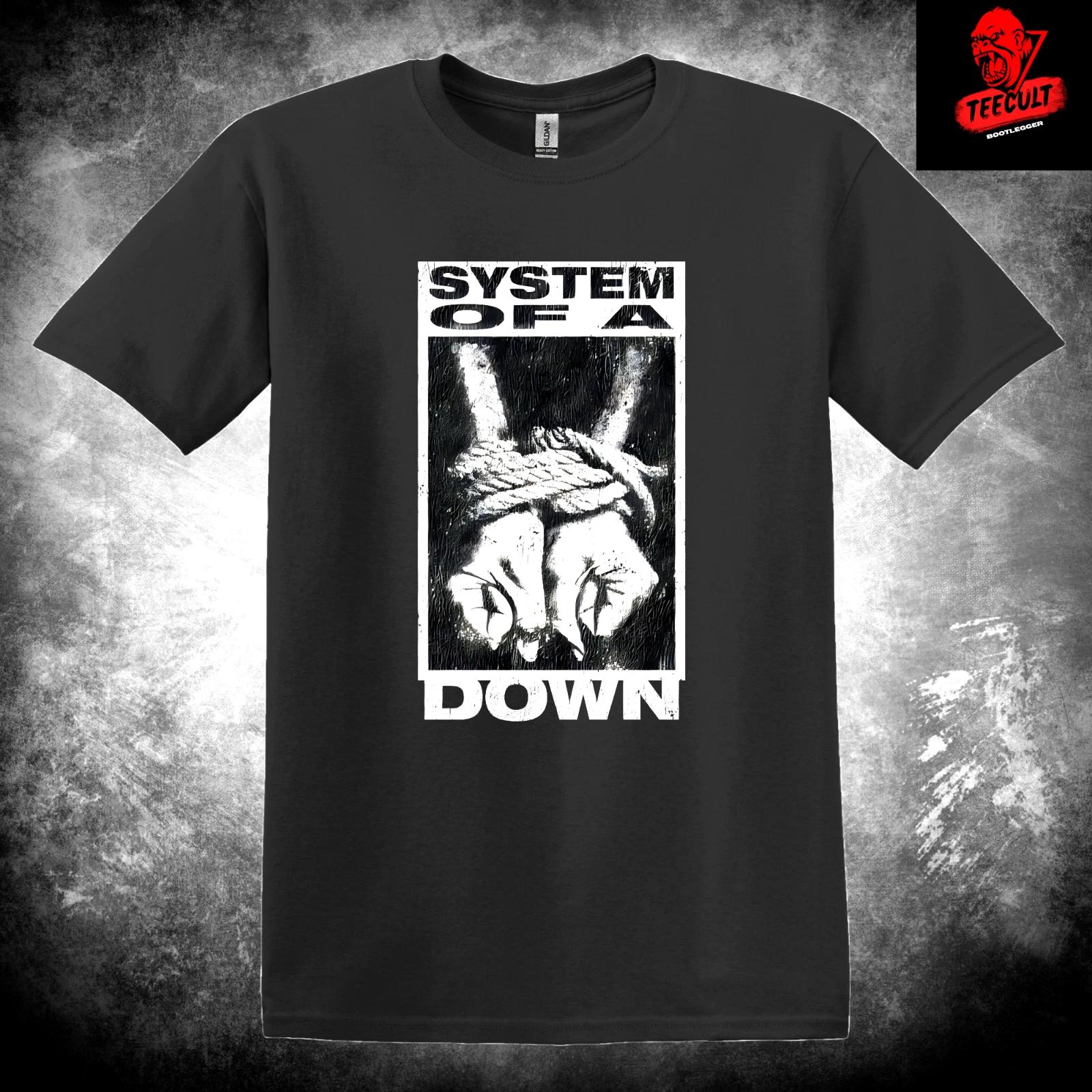Men s and Women s T-shirts System of a Down Metal Rock Band Unisex Cotton Premium S