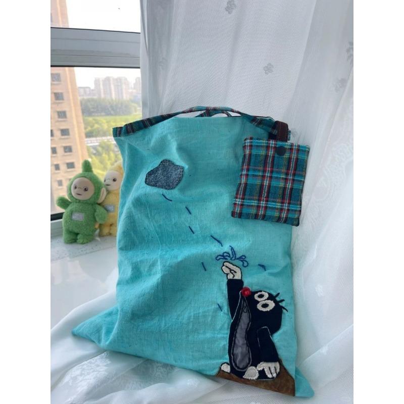 

Сумка-крот облачная Хозяйственная сумка Элегантная одноплечевая сумка