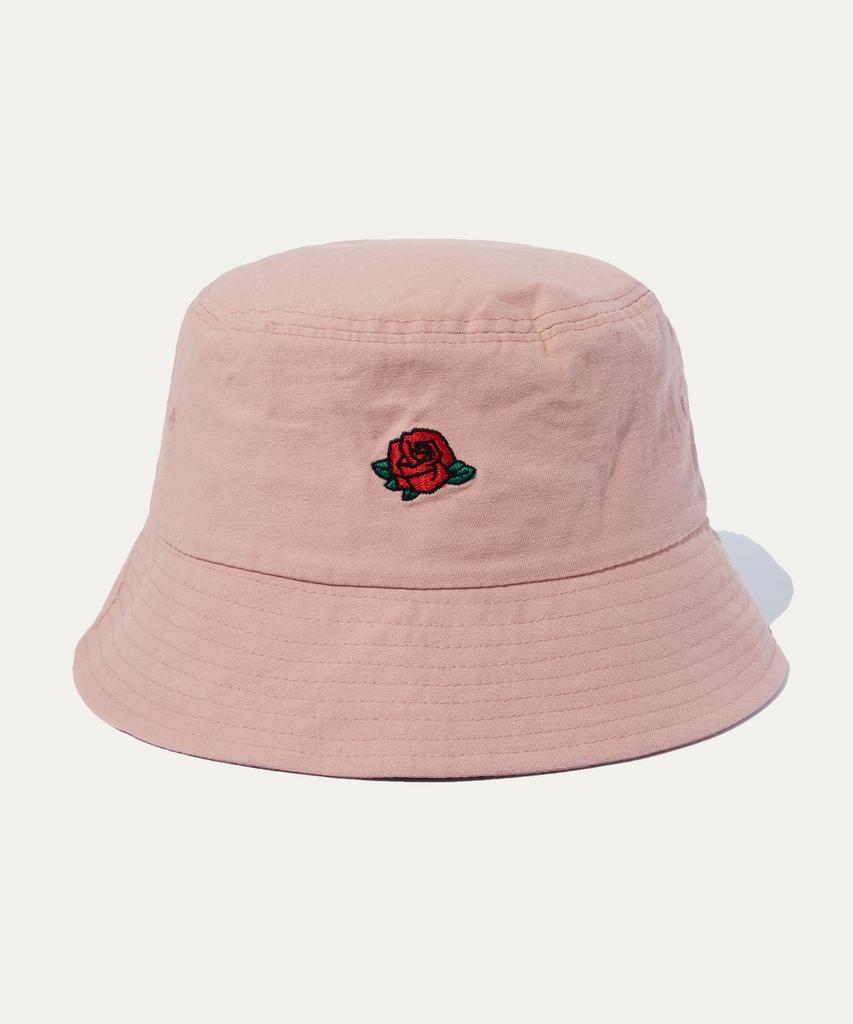 MAYOL Rose Logo Bucket Hat_Pink