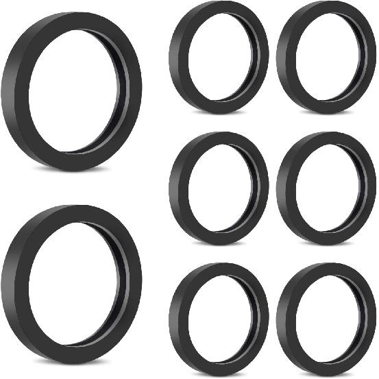 8pcs Jerry Can Gaskets Rubber Fuel Can Gaskets Replacement Gas Gaskets Gas Can Spout Gaskets Replacement Gaskets Fuel Washer Seals for 20L Jerry Can