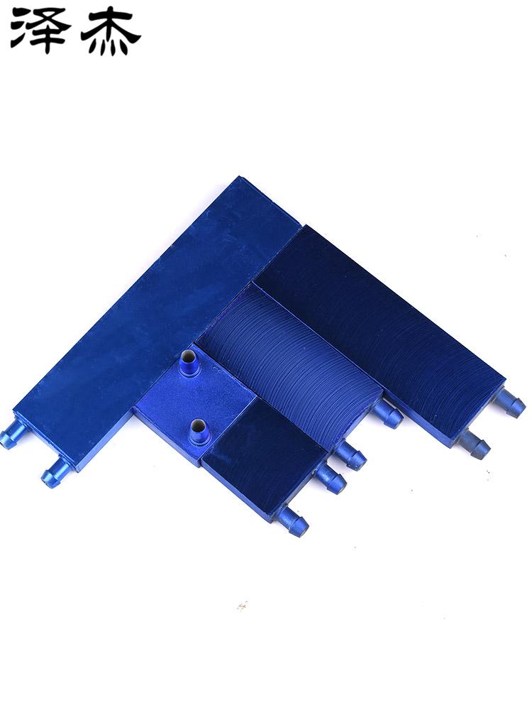 8-10mm Barb 40 80 120 160 200 mm Aluminium Liquid-cooled Water Board Heat Exchanger for CPU Graphics Mold