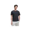 Asics Outdoor Casual Crew Neck Pullover Solid Color Short Sleeve T-Shirt Men Tops Black 2011D077-001