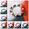 Snowflake Candy Cane Xmas Bracelet Father Christmas Santa Claus Hand Chain  Xmas