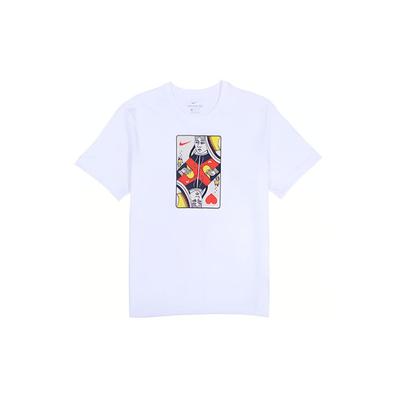 SB Skateboarding Short Sleeve Crew Neck T-Shirt Men Tops White AQ4506-100
