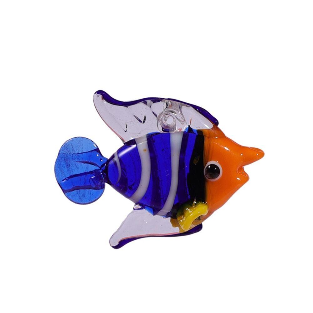 Glas Aquarium Dekor Aquarium Ornament Clownfisch Ozean Mini Figur Anhänger Qualle Niedlich Schwimmende Meerestier