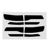 8PCS Rear Tail Light Tint Overlay Vinyl Decal for Jeep Grand Cherokee 2014-2019 Car Accessories Light Cover