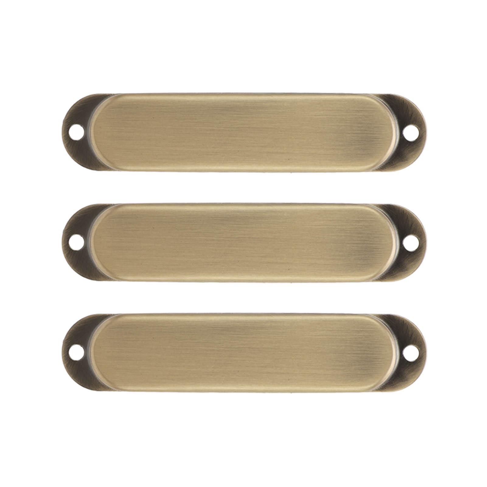 

3 шт. Крышка звукоснимателя сингла для электрогитары, медь, набор аксессуаров для инструмента, комплект, циановый, бронзовый бронзовый