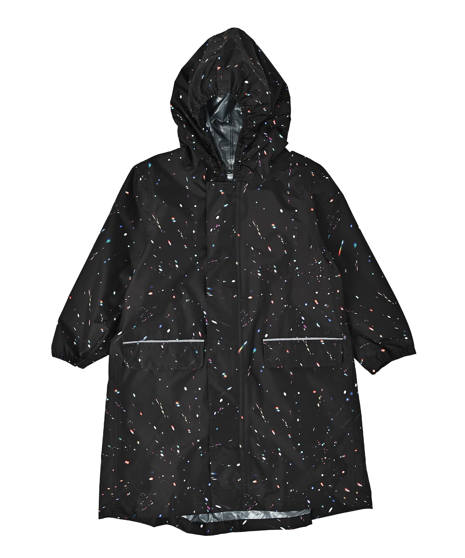 

Kiu Kids Rain Rain Poncho for Perfect for Commuting to Elementary School Outdoor Rainy Heavy Daily Wear Coat, wpc, Water-Repellent, Packable, 10,000%