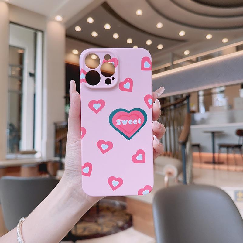 Simple All-inclusive Love for Apple Mobile Phone Protective Case for IPhone14promax for Apple Mobile Phone Case
