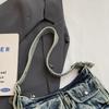 Vintage Denim Underarm Bag Women's Shoulder Bag
