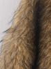 Stylish Women's Casual One-Piece Leather & Fur Jacket
