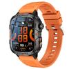 QX12 Smart Watch LED Flashlight 1.96inch Large Screen Bluetooth Calling AI Voice SOS Men Women Smartwatch Sports Fitness Tracker