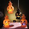Halloween Pumpkin Atmosphere Lamp - Festive Luminous Decoration for Ghost Festival Parties