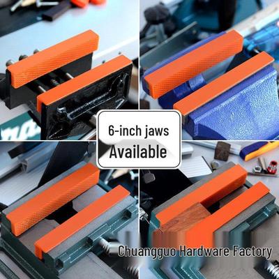 Magnetische Nylon Beschermkussentjes voor Bankschroef, Platte Bek Tangen