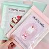 5 Stück INS süße Macaron-Farbe transparente Fenster Rollrand Aufbewahrungstasche Kpop 3-Zoll-Fotokarten-Verpackungstasche Mädchen Geschenkpaket Tasche