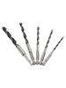 Three-pointed Drill Bits /10mm /5mm /6mm /8mm 4mm 5 Piece Set
