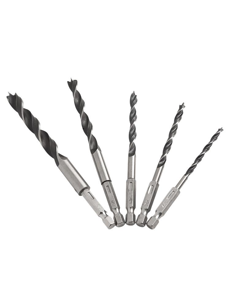 Three-pointed Drill Bits /10mm /5mm /6mm /8mm 4mm 5 Piece Set