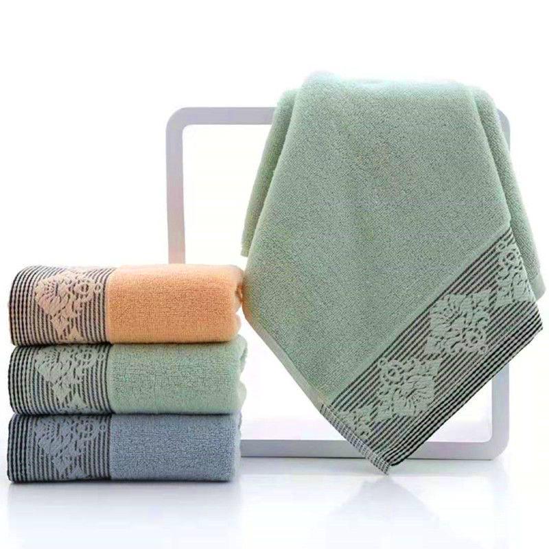 100% Bavlněný žakárový ručník - 100g Absorpční a zesílený pro mytí obličeje a koupel dospělých
