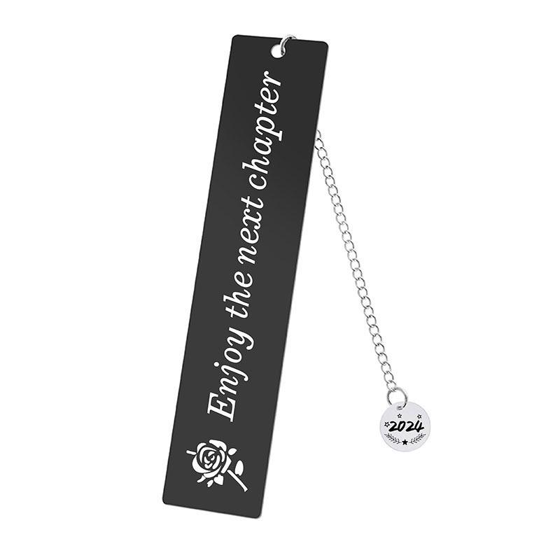 2024 Teacher's Day Engraved Round Pendant Bookmark - Student & Teacher Souvenir Gift