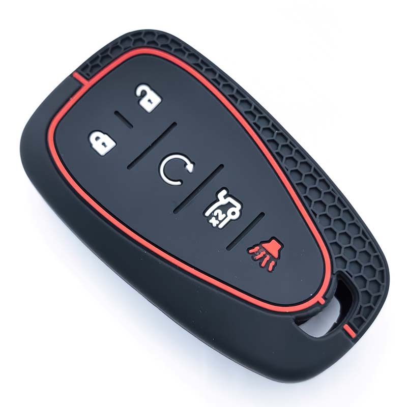 New 5Button Silicone Car Remote Key Case Fob Shell For Chevrolet Chevy Camaro Cruze Malibu Equinox Onix Spark Sonic Volt Protect