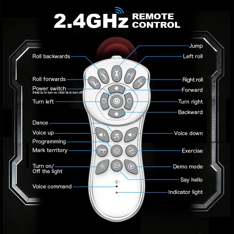 Magic Flip AI Trick Robot Dog, Voice Control via 2.4GHz Remote, Smart Programming, Cool Eye Lights, for Kids & Tech Enthusiasts