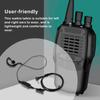 2.5mm Walkie Talkie Earphone Headphone Portable Ergonomic Lapel Clip Earpiece Replacement for HYT TC310/TC320/TC1688