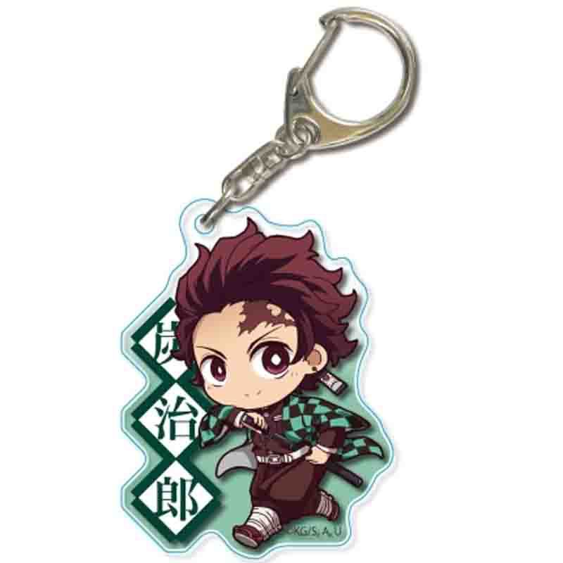 Anime Demon Slayer Keychain Backpack Charm Tanjiro Nezuko Zenitsu In Stock Accessories Cosplay Gift Merchandise Figure