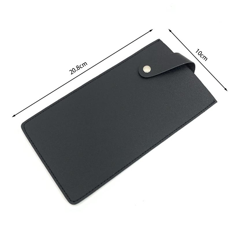 

Chef Knifves Sheath Leather Chopper Cleaver Butcher Blade Guard Case Chef Knife Leather Covers Storage Bag чорний