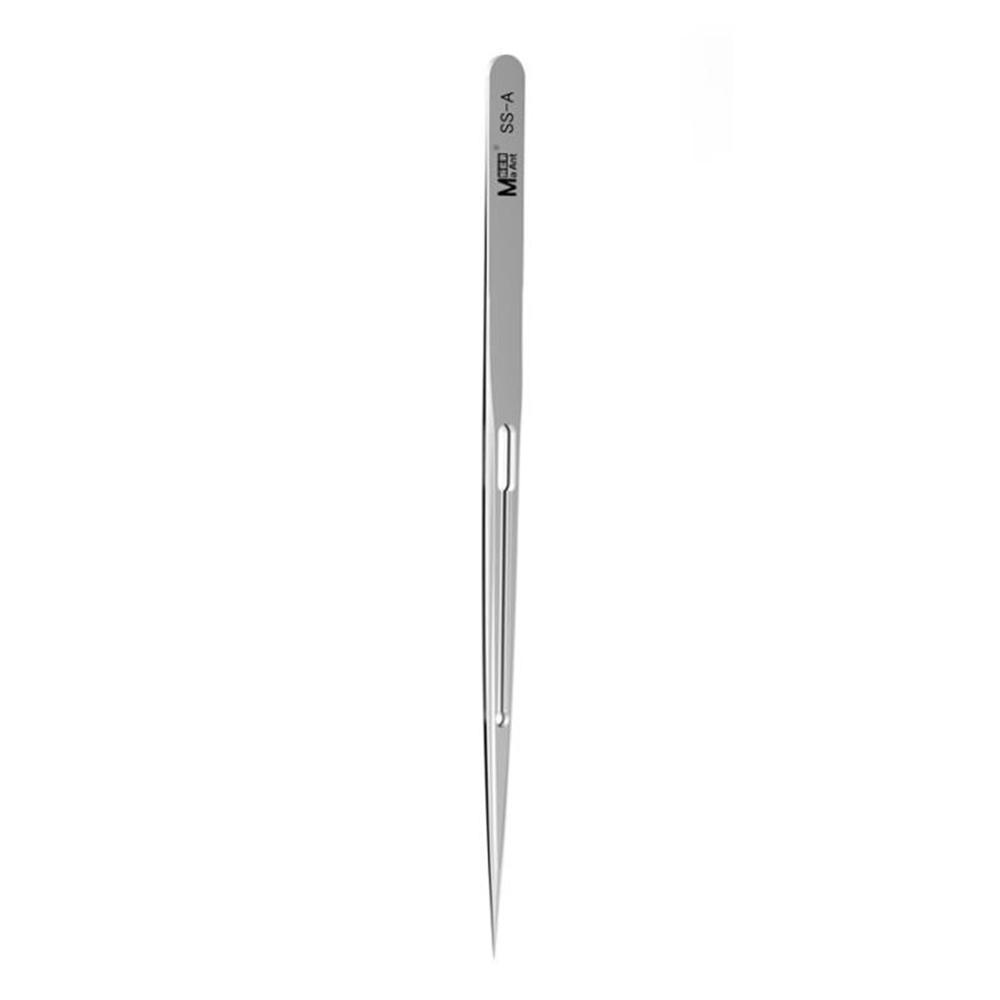 

MAANT SS-A Stainless Steel Tweezers Non-Magnetic Precision Tip for Electronics Repair Type A