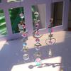 1pc Crystal Wind Chime Moon Sun Catcher Diamond Prisms Pendant Dream Catcher Rainbow Hanging Drop Home Garden Decor Windchime
