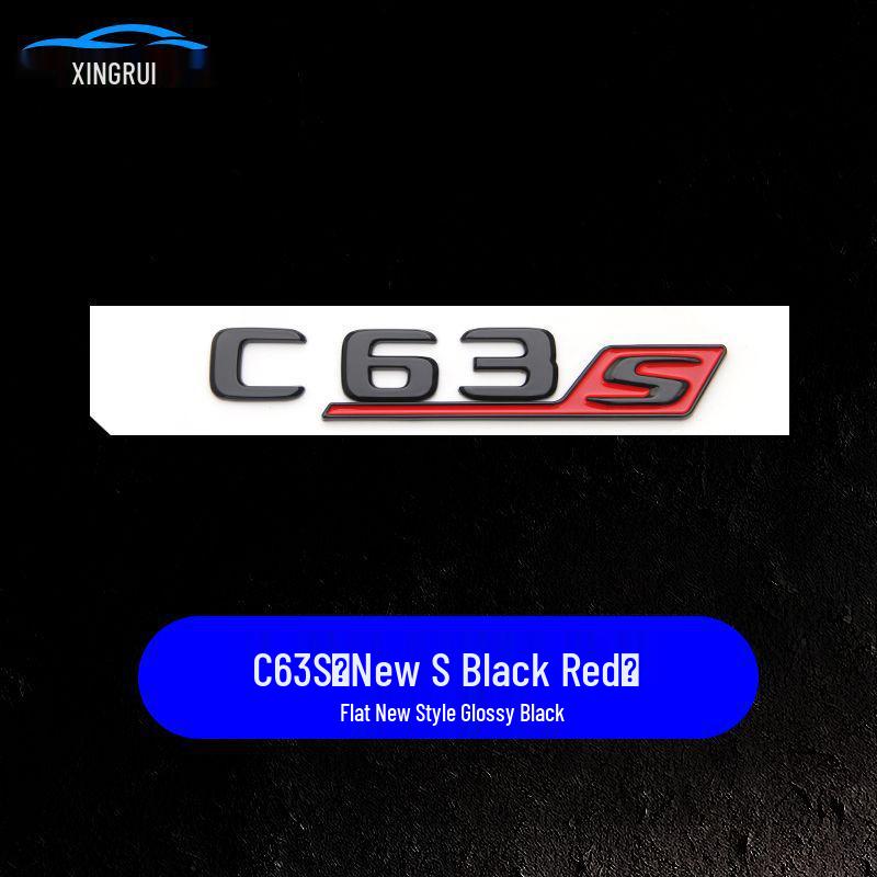 Mercedes E63S/C63S V8 Biturbo 4MATIC+ AMG Black Warrior Tail Badge Emblem Sticker