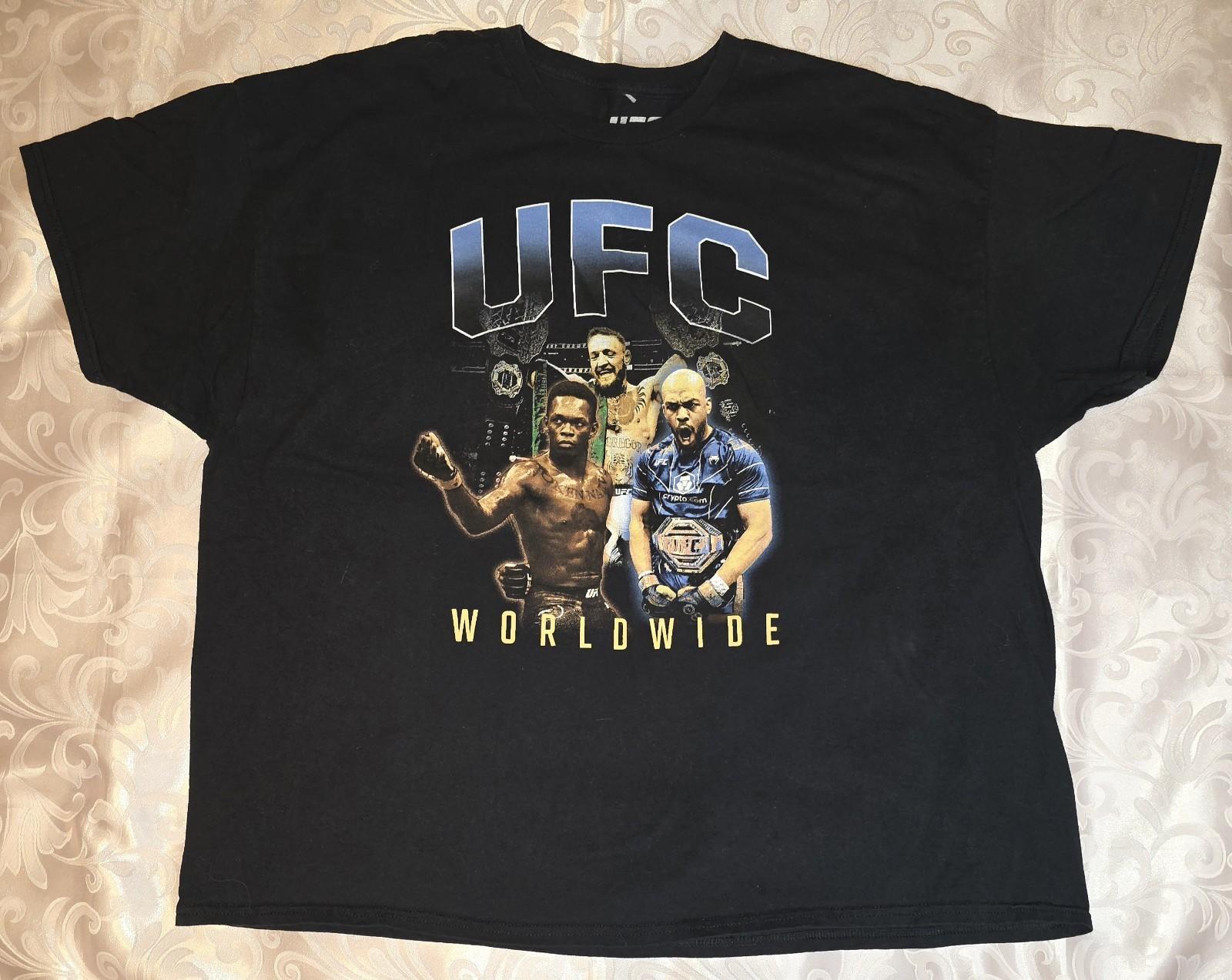 UFC Worldwide Ultimate Fighting Конор Макгрегор Графическая футболка 100% Хлопок 3XL Унисекс Футболка S