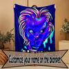 Custom Name Personalized Bride of Chucky Print Blanket, Home Decor, Bedroom, Sofa, Camping, Couch, Gifts for Birthday Christmas