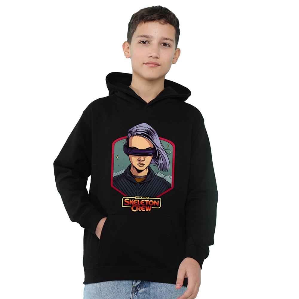 Star Wars: Skeleton Crew Childrens/Kids KB Badge Hoodie