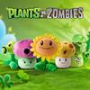 Στυλ Plants Vs Zombies Ηλιοτρόπιο Πιστολέτο Φασολιών Καρύδα Βελούδινη Κούκλα Μεγάλο Μαξιλάρι Ζόμπι Μαλακό Παιχνίδι Για Εφήβους Δώρο Διακοπών