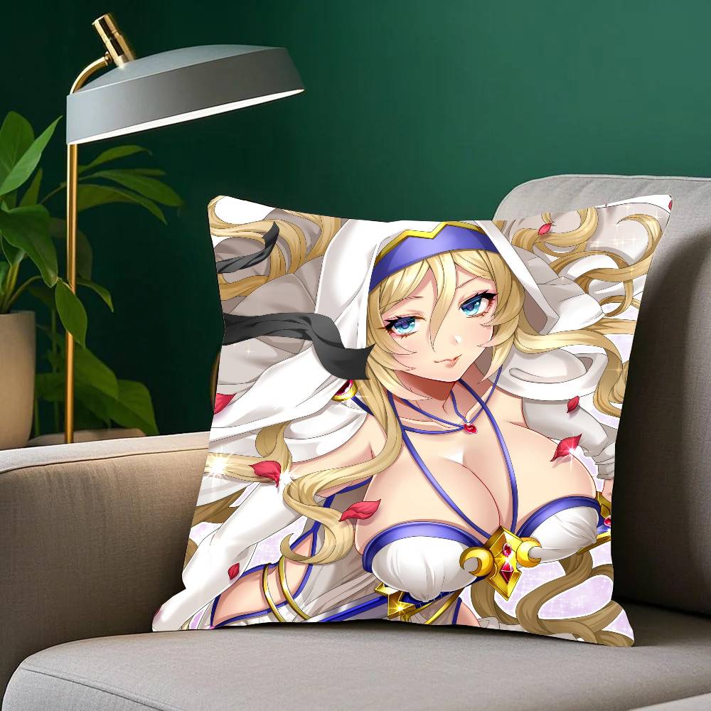 Anime G-Goblin Slayer Pillow Case Home Decor Throw For Sofa Bed Car Room Decor Gift Idea