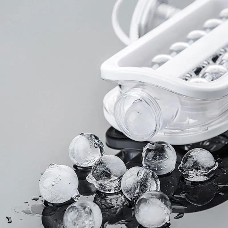 Ice Hockey Pot 2-in-1 Silicone Mold Foldable Ice Box Ice Block Ice Hockey Mold Whiskey Ice Block Mold Making Mold Kitchen Tools