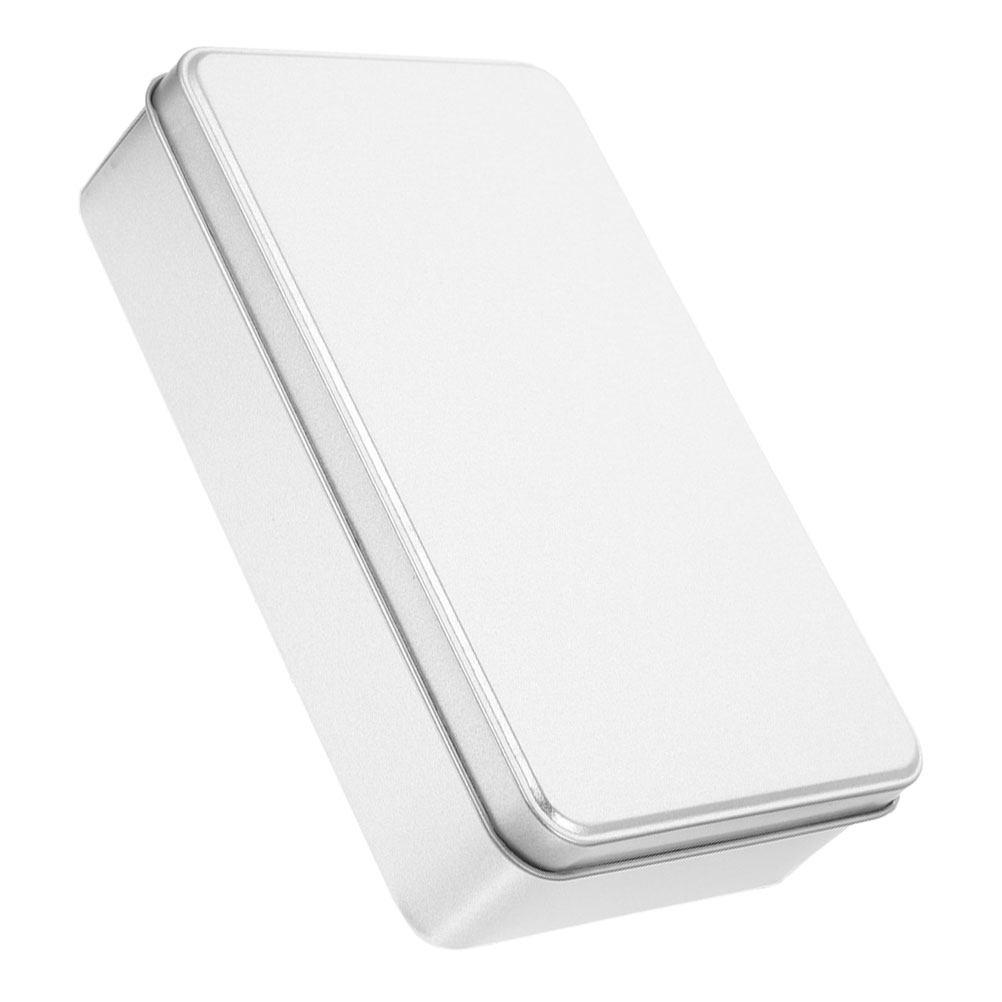 Premium Tinplate Rectangular Storage Box with Lid Stylish Food Safe Container for Wedding Favors Holiday Gifts Candy Jewelry