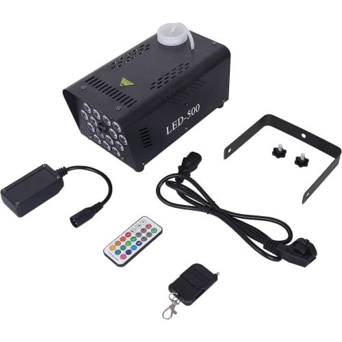 Zetsuto 500W Fog Smoke Machine with 18 LED Lights and 13 Colorful Light Effects, Portable Smoke Machine with Remote Control, Halloween Smoke Machine,